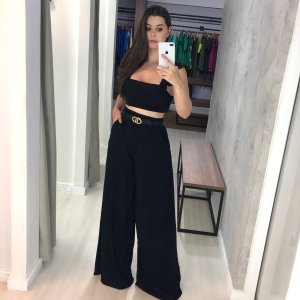 Cropped Samira - Preto - Image 1