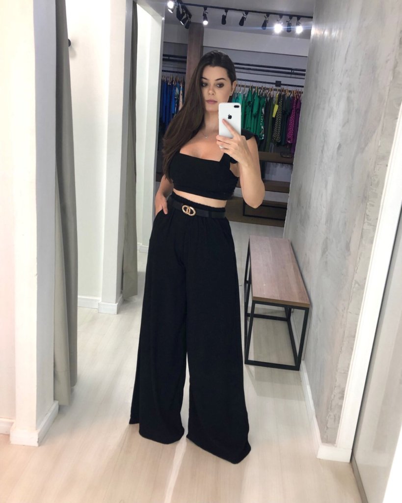 Cropped Samira - Preto