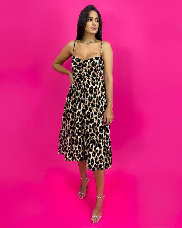 Vestido Evelyn - Animal Print