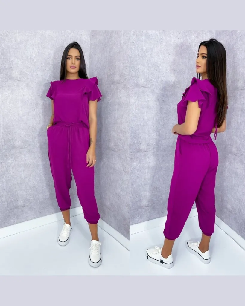 Conjunto Suzane - Roxo