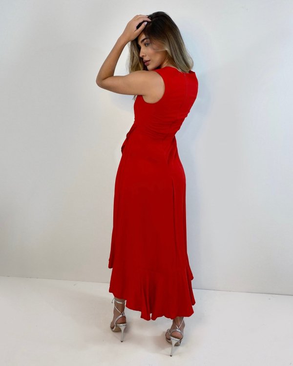 Vestido Alessandra - Vermelho - Imagem 2