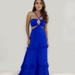 Vestido Michelle - Azul Royal