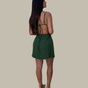Vestido Cleo - Verde Militar - Image 3