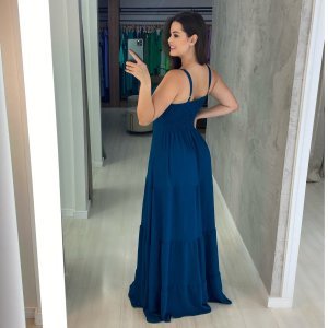 Vestido Camila - Azul Petróleo - Image 2