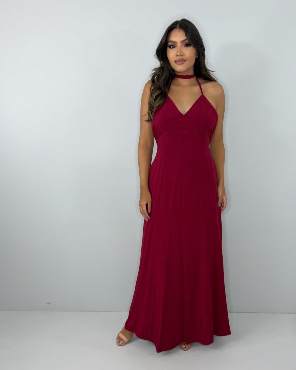 Vestido Victória - Marsala
