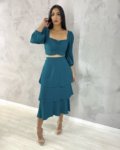 Cropped Olga em Duna – Verde Esmeralda