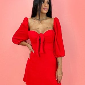 Vestido Tatiane - Vermelho - Image 1