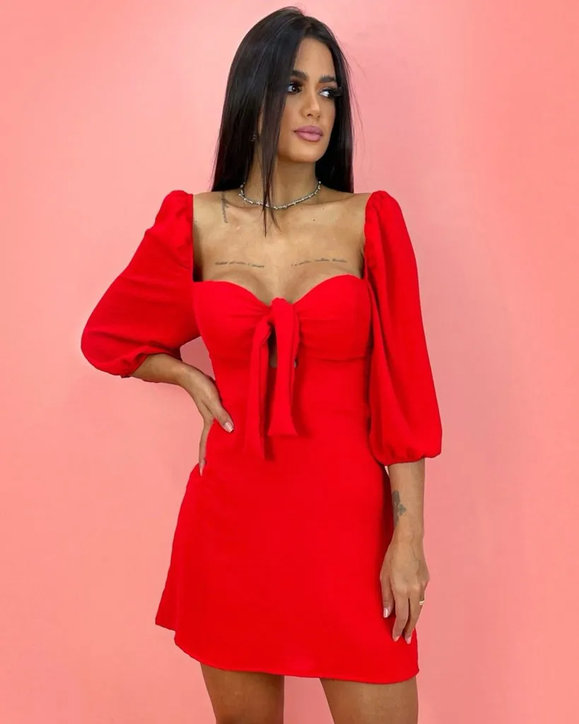 Vestido Tatiane - Vermelho