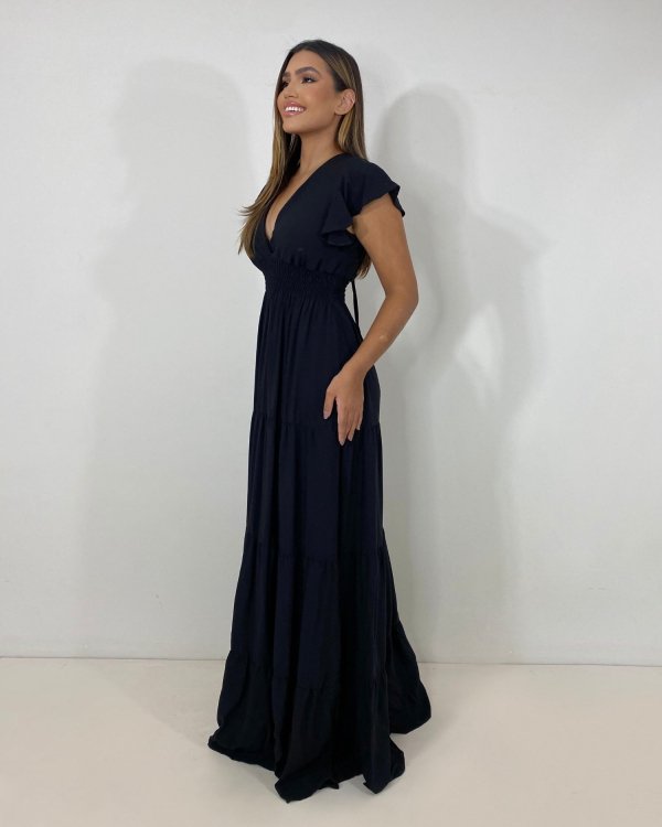 Vestido Laís Longo - Preto - Imagem 5