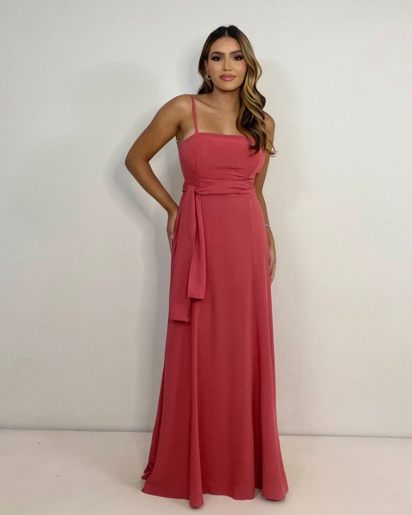 Vestido Lina - Rosê
