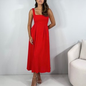 Vestido Samanta - Vermelho - Image 1