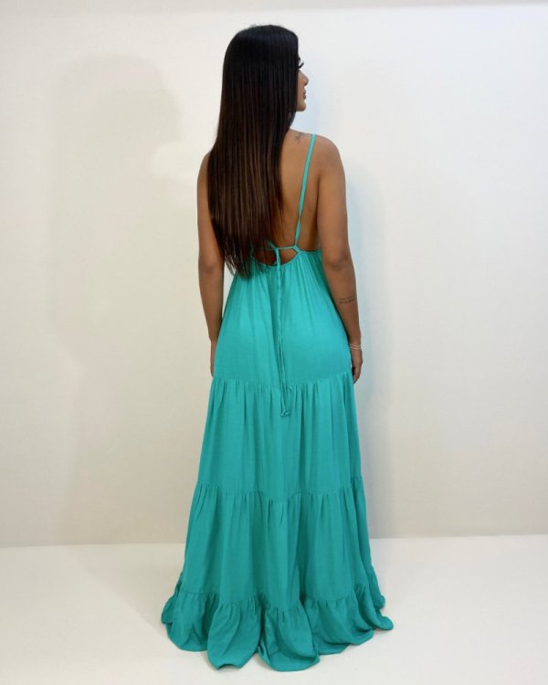 Vestido Sophia - Verde Água - Imagem 2