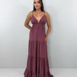 Vestido Sophia - Marrom