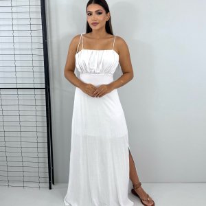 Vestido Drica Longo - Branco - Image 2