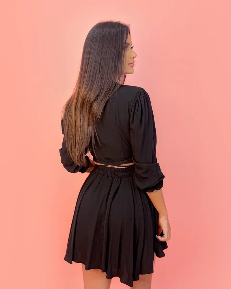 Conjunto Jaqueline - Preto