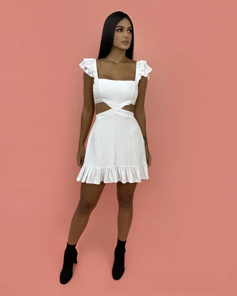 Vestido Andréia - Branco