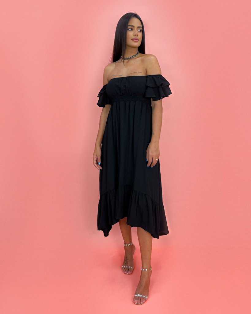 Vestido Gisele - Preto