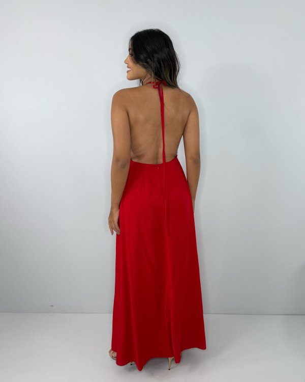 Vestido Victória - Vermelho - Imagem 3