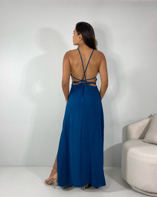Vestido Lee - Azul Petróleo - Imagem 2