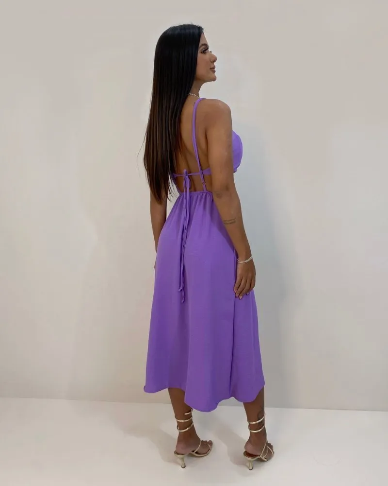 Vestido Kelly - Lilás