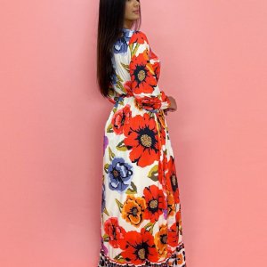 Vestido Lavínia - Floral Fundo Claro - Image 2