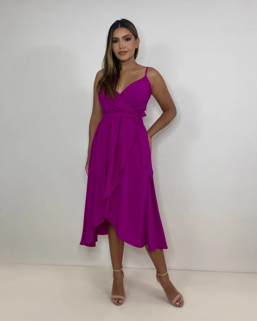 Vestido Hermione - Fúcsia