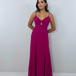 Vestido Eliana - Cereja - Image 1
