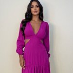 Vestido Cláudia - Fúcsia