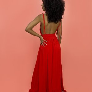 Vestido Valentina Longo - Vermelho - Image 3