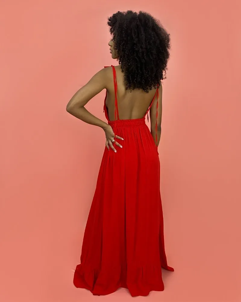 Vestido Valentina Longo - Vermelho