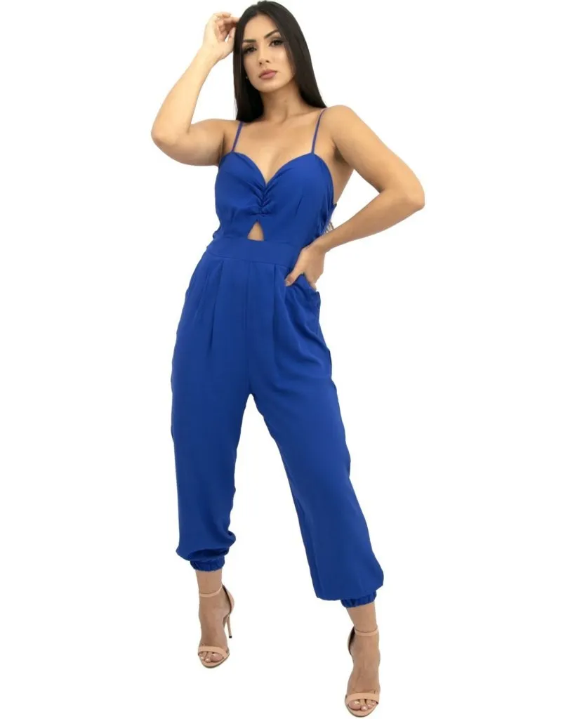 Macacão Cristina - Azul Royal, foto 4