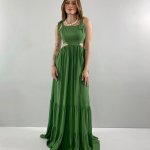Vestido Pérola - Verde Militar