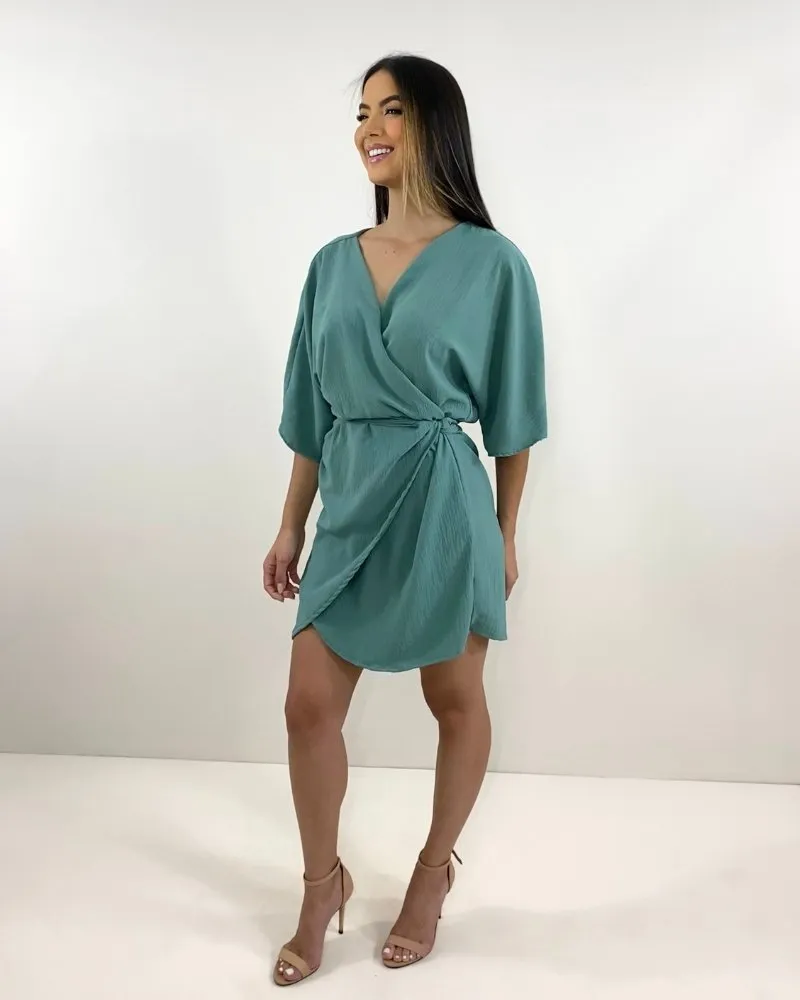 Vestido Maristela - Verde Menta