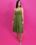 Vestido Evelyn – Verde Militar