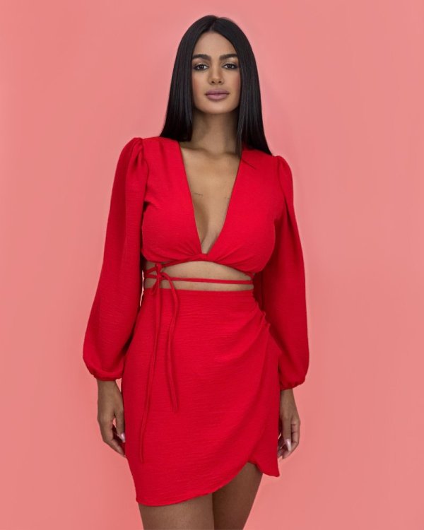 Saia Simone - Vermelho - Imagem 5