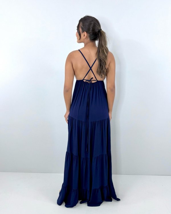 Vestido Sophia - Azul Marinho - Imagem 4