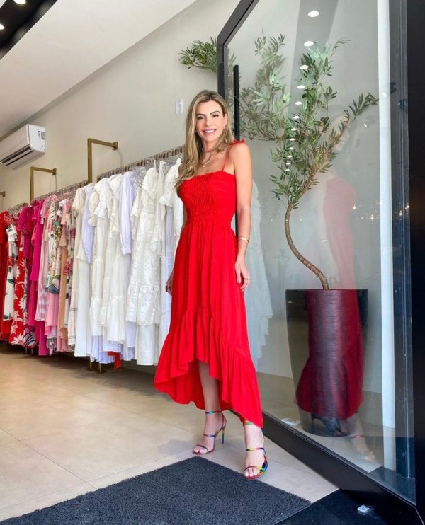 Vestido Vitória - Vermelho