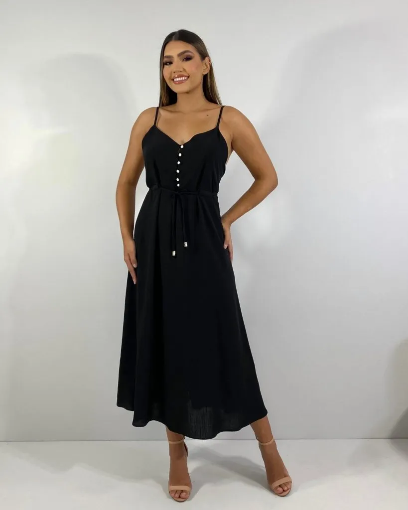 Vestido Felícia - Preto