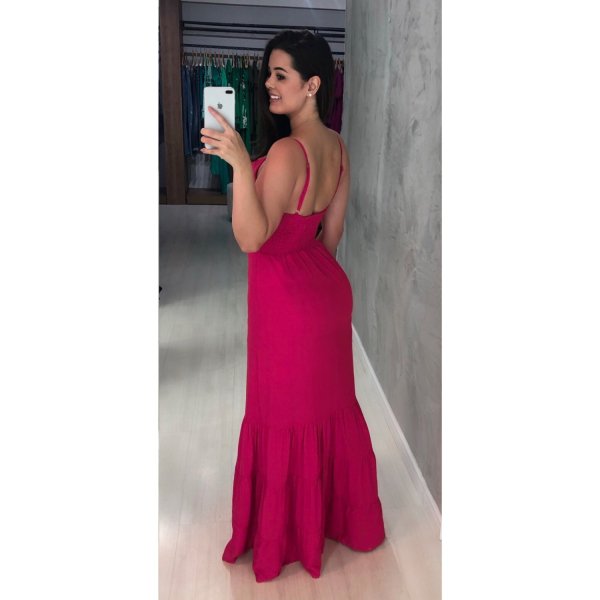 Vestido Jéssica Longo - Pink - Imagem 3