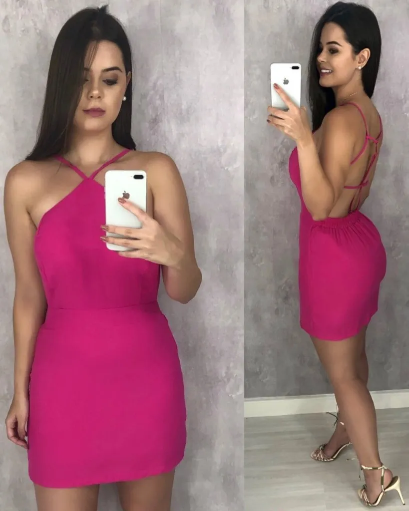 Vestido Iara - Rosa Chiclete