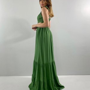 Vestido Pérola - Verde Militar - Image 3