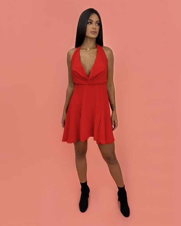 Vestido Josy - Vermelho - Imagem 2