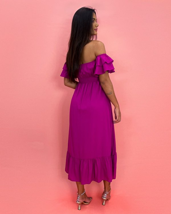 Vestido Gisele - Fúcsia - Imagem 2