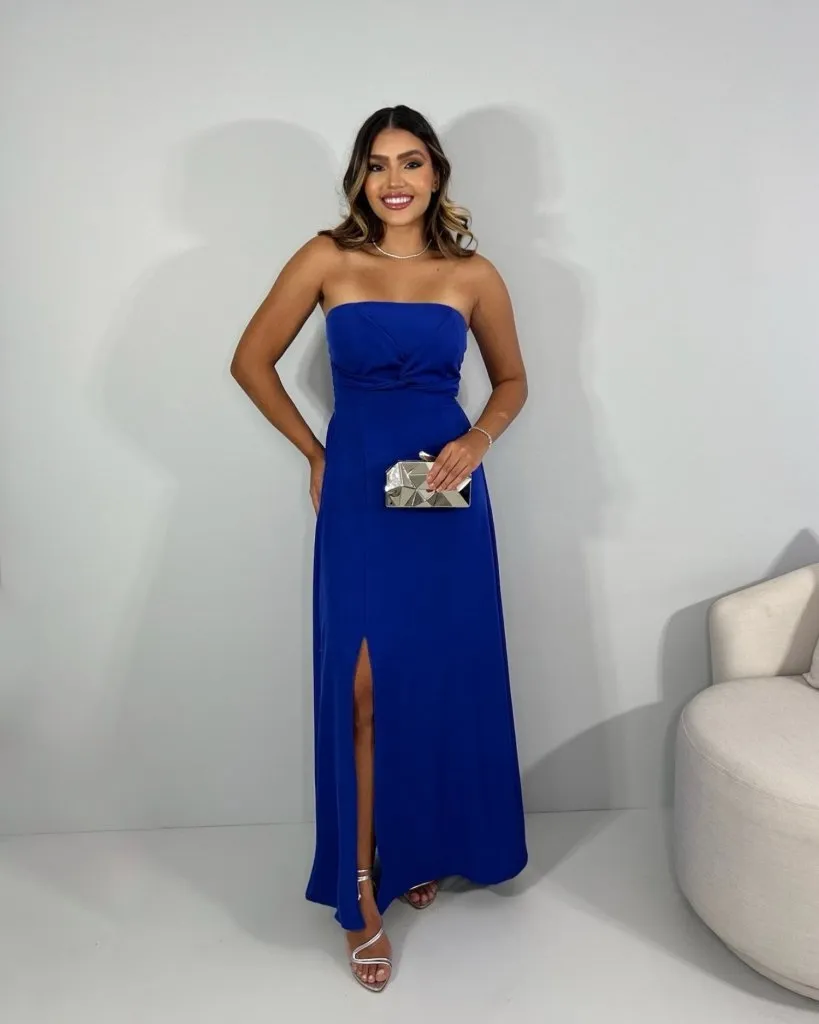Vestido Maya - Azul Royal