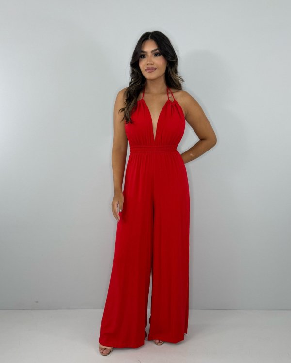 Macacão Carla - Vermelho - Imagem 2