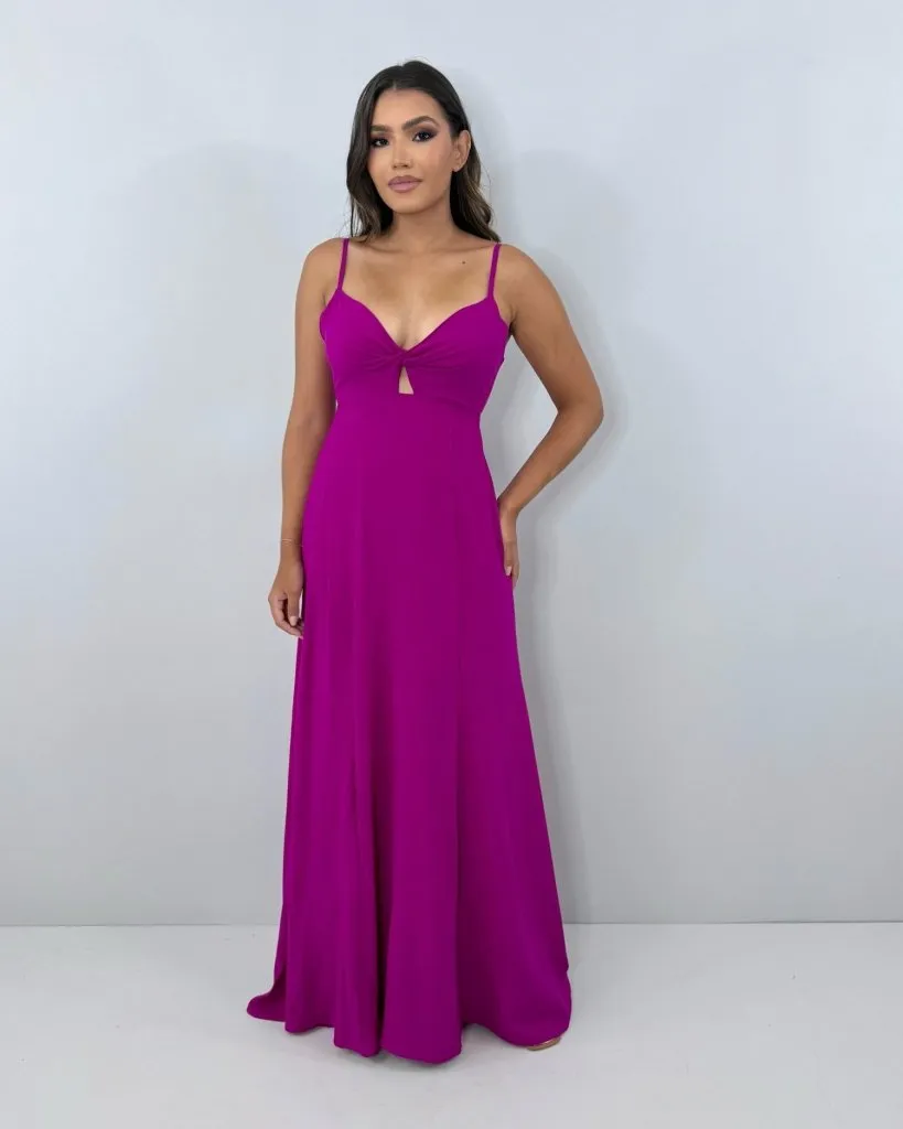 Vestido Eliana - Fúcsia
