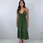 Vestido Beatriz - Verde Militar