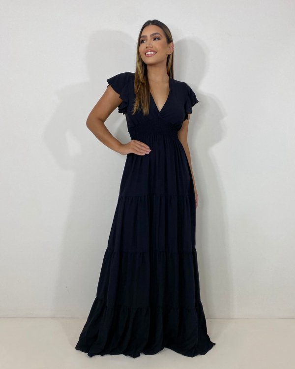 Vestido Laís Longo - Preto - Imagem 2