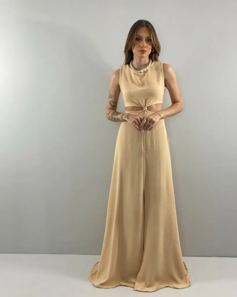 Vestido Emma - Nude