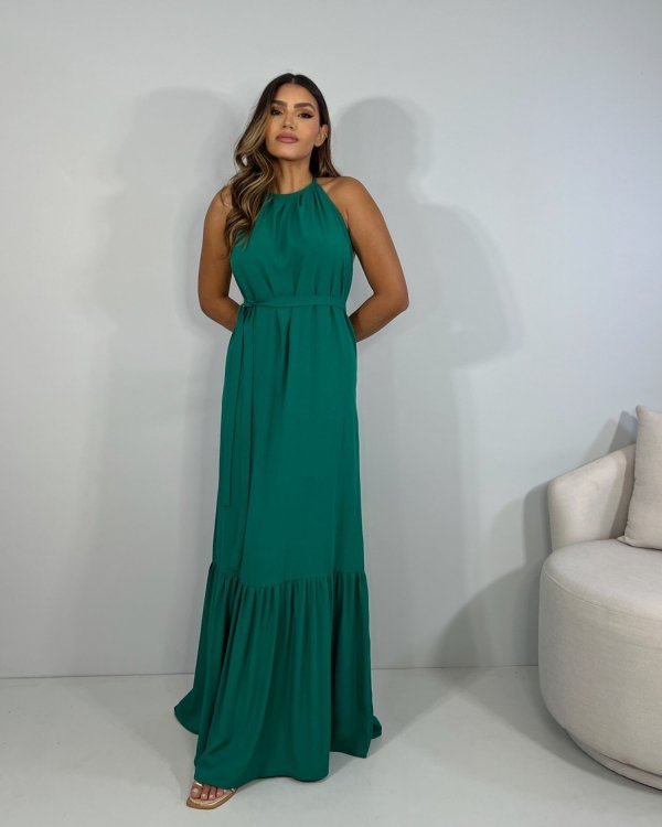 Vestido Brenda - Verde Amazônia - Imagem 4